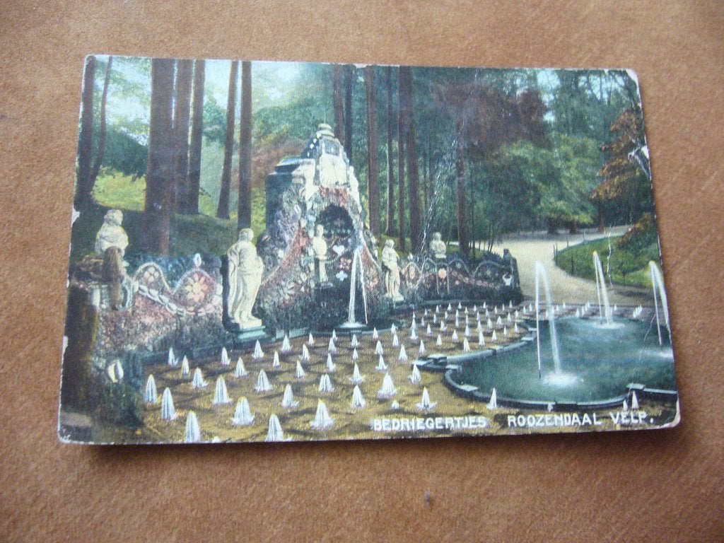 VELP  =  BEDRIEGERTJES  ROOZENDAAL  BRIEFKAART  1913, Ophalen of Verzenden, Voor 1920, Gelopen, Gelderland