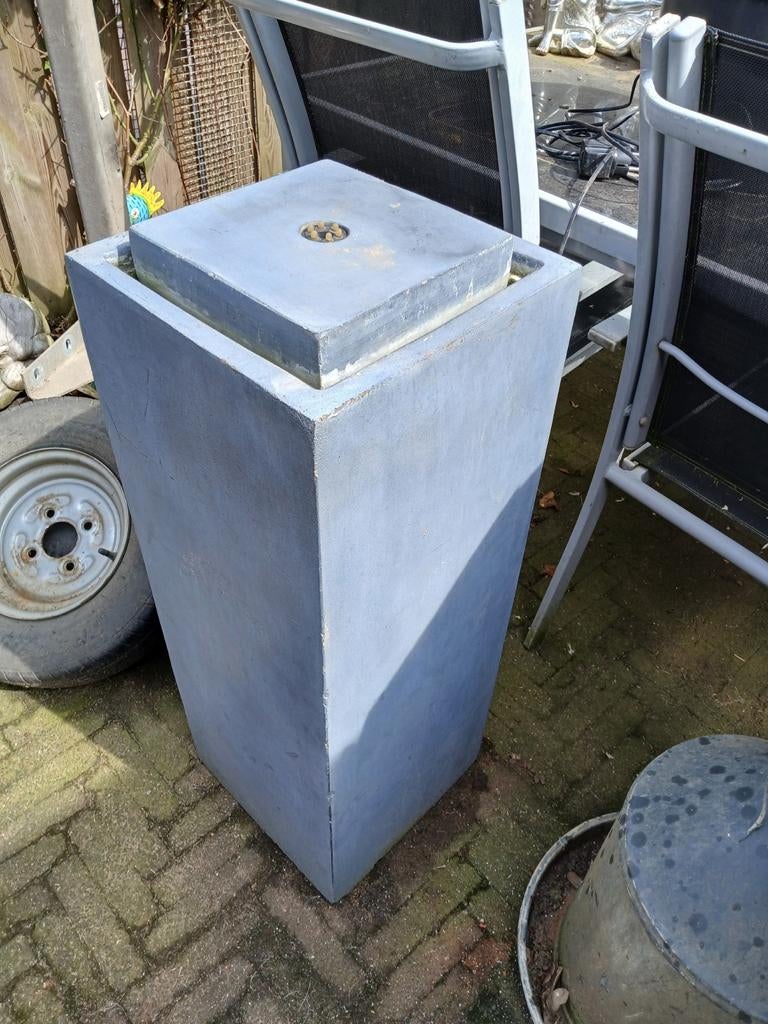 Leuk waterornament, Tuin en Terras, Ophalen, Gebruikt, Waterornament