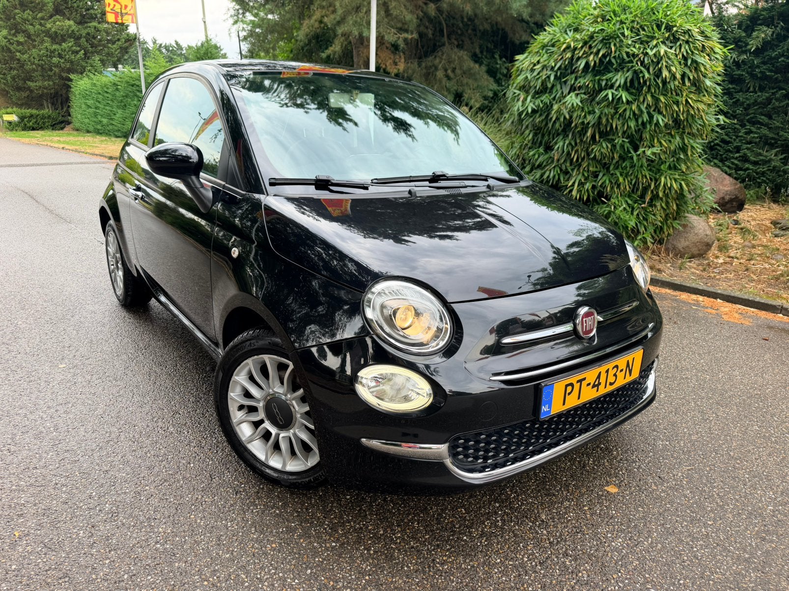 Fiat 500 Twinair 60pk Pop Cruise Control Airco N.A.P N.L Aut, Voorwielaandrijving, Stof, 840 kg, Zwart