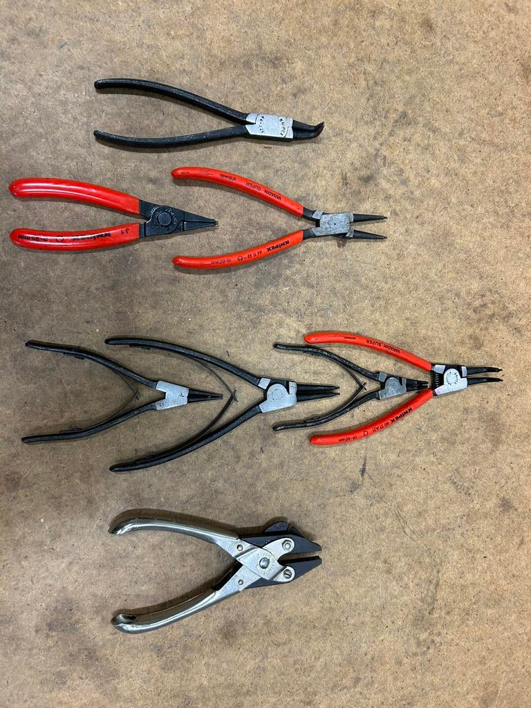 Knipex sergering/borgring tangen set, Ophalen of Verzenden, Zo goed als nieuw