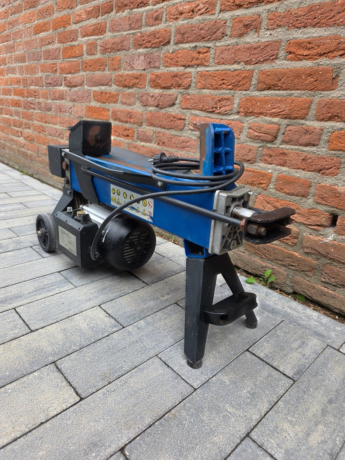 4 Tons elektrische houtklover - Gebruikt, Ophalen, Gebruikt, Onbekend, Liggend