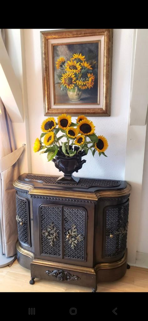 Antieke decoratieve voorzet-haard, Ophalen
