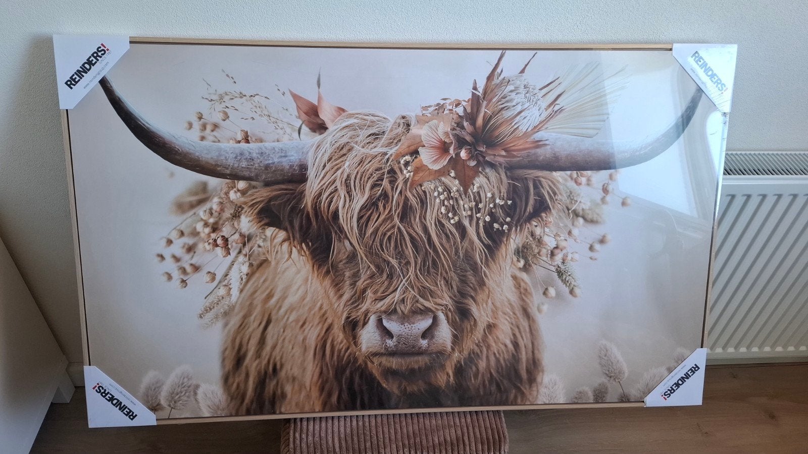Schilderij hooglander 60x90 cm, Ophalen, Nieuw