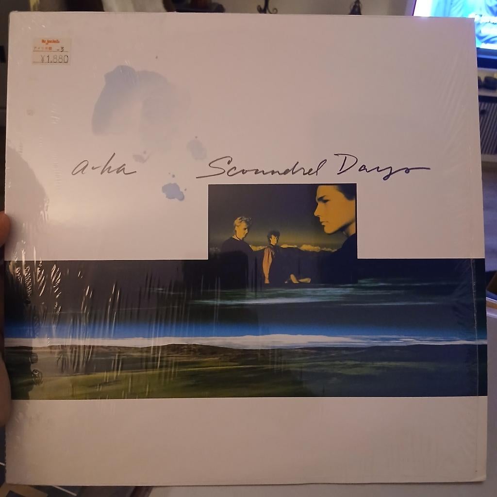 A-Ha - Scoundrel Days LP (Originele US Persing), Originele persing, Ophalen of Verzenden, Zo goed als nieuw, 12 inch