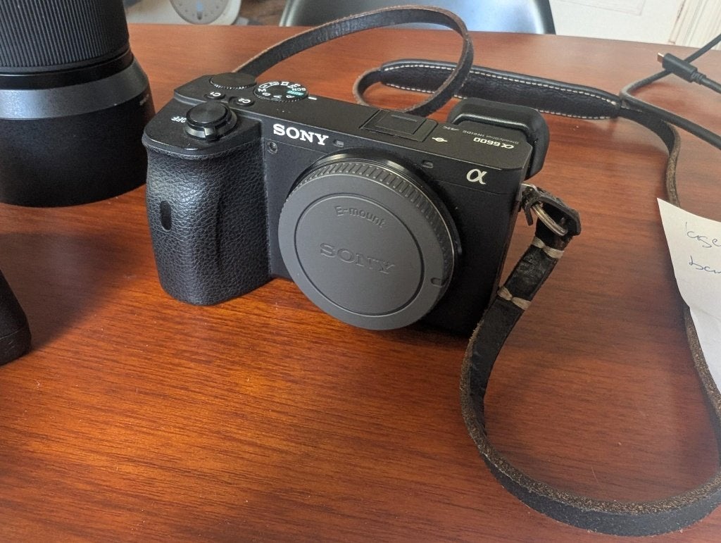 Sony A6600 (223 clicks)+ E 70-350mm f/4.5-6.3 (Incl. extras), Screenprotector, Beeldstabilisatie, Ophalen of Verzenden, Zo goed als nieuw