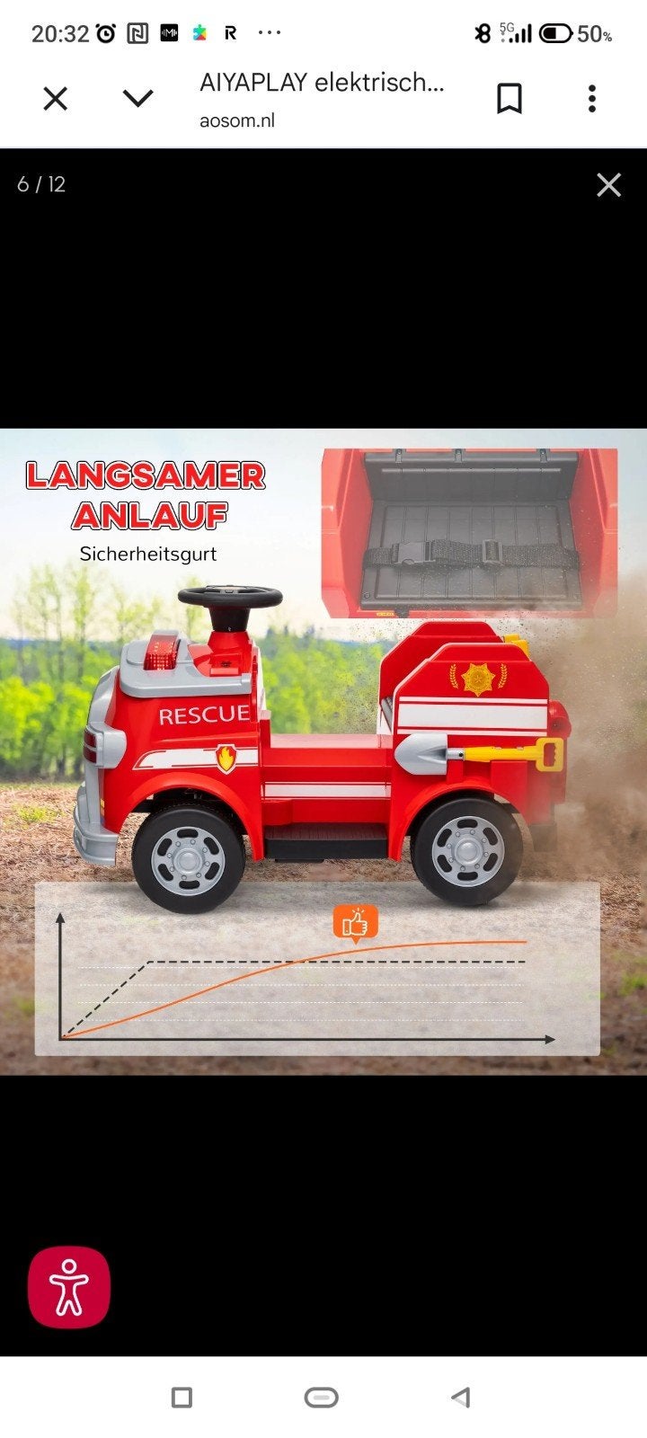 Paw patrol elektrische kinder auto Marschal, Kinderen en Baby's, Ophalen