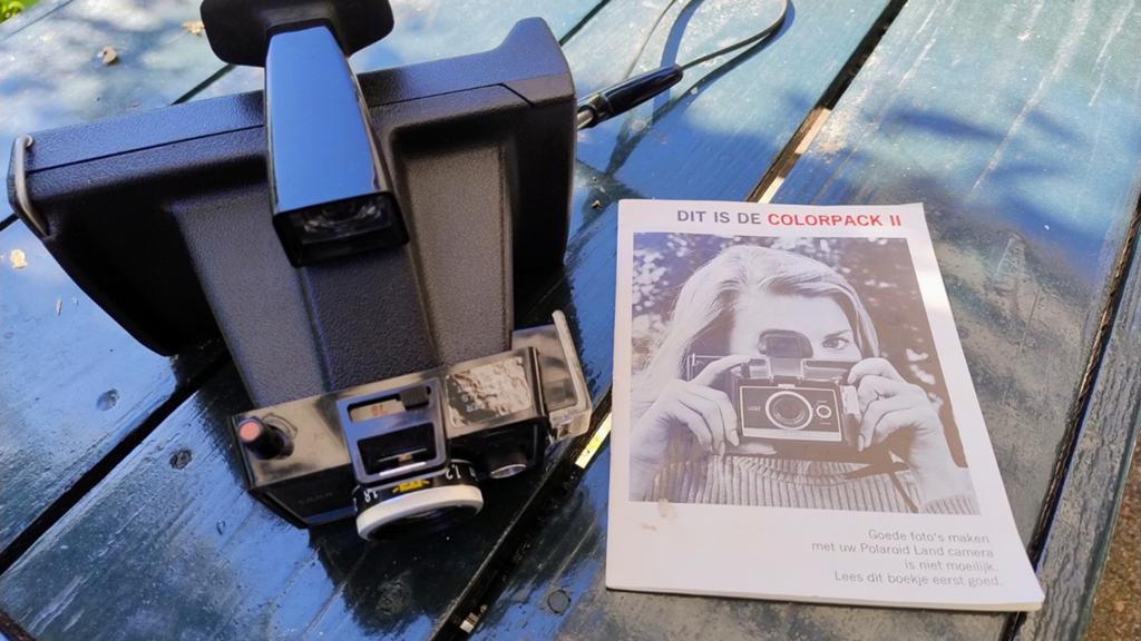 Polaroid Colorpack II Instant Camera met handleiding, Audio, Tv en Foto, Fotocamera's Analoog, Ophalen of Verzenden, Gebruikt