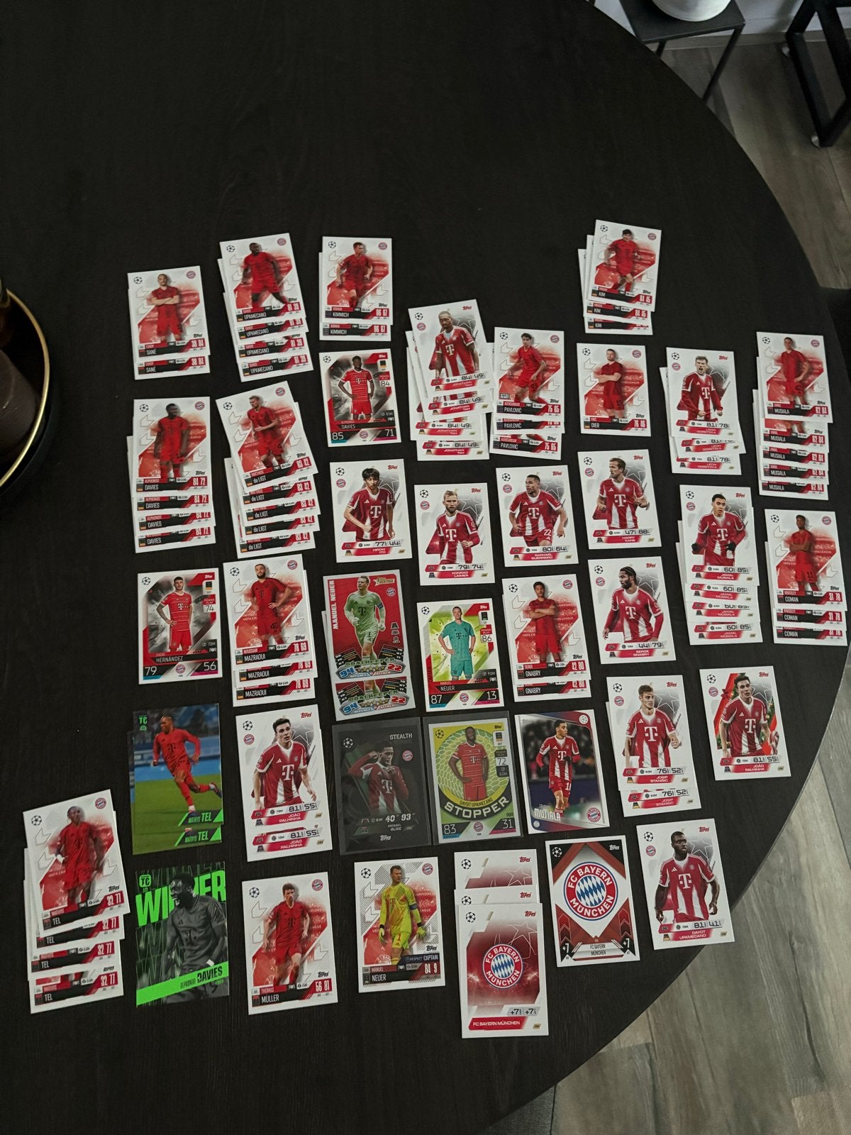 80 Topps Champions League Voetbalplaatjes Bayern München, Ophalen of Verzenden, Zo goed als nieuw, Buitenlandse clubs, Spelerskaart