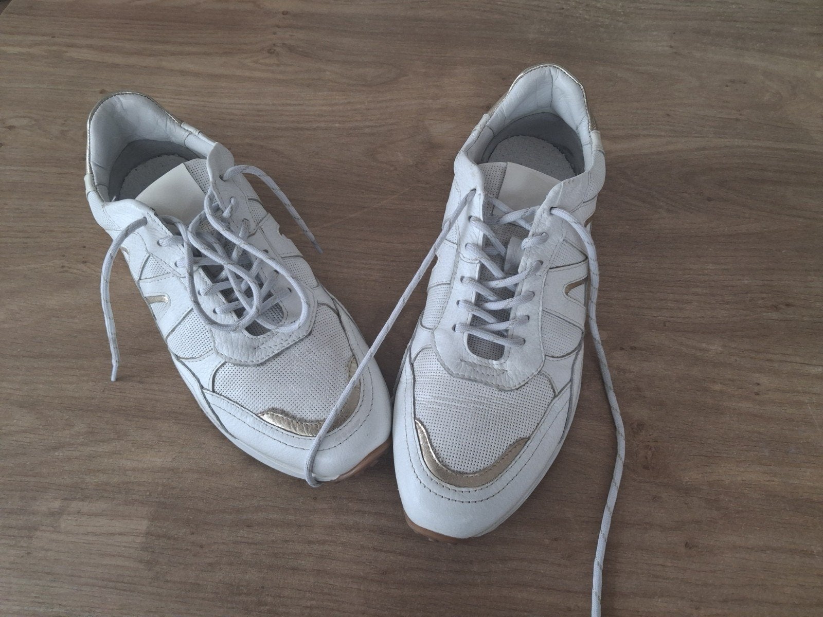 WITTE SNAEKERS MAAT 42, Kleding | Dames, Wit, Ophalen of Verzenden, Sneakers of Gympen, Zo goed als nieuw