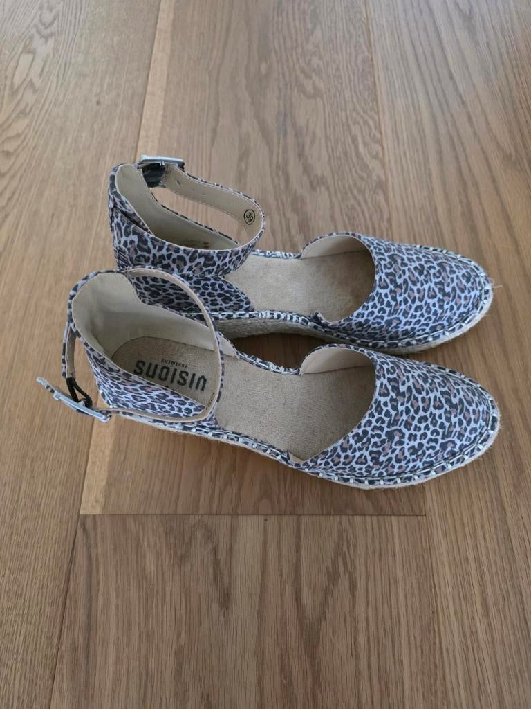 Visions espadrilles met luipaardprint zgan, Kleding | Dames, Schoenen, Ophalen of Verzenden, Zo goed als nieuw, Espadrilles of Moccasins