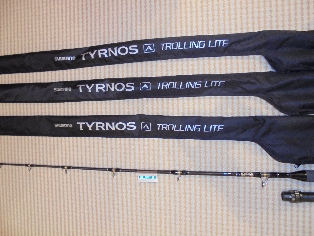 Shimano Tyrnos A Trolling Lite 2,19m 20Lbs Boot Hengel Nieuw, Ophalen, Nieuw, Werphengel
