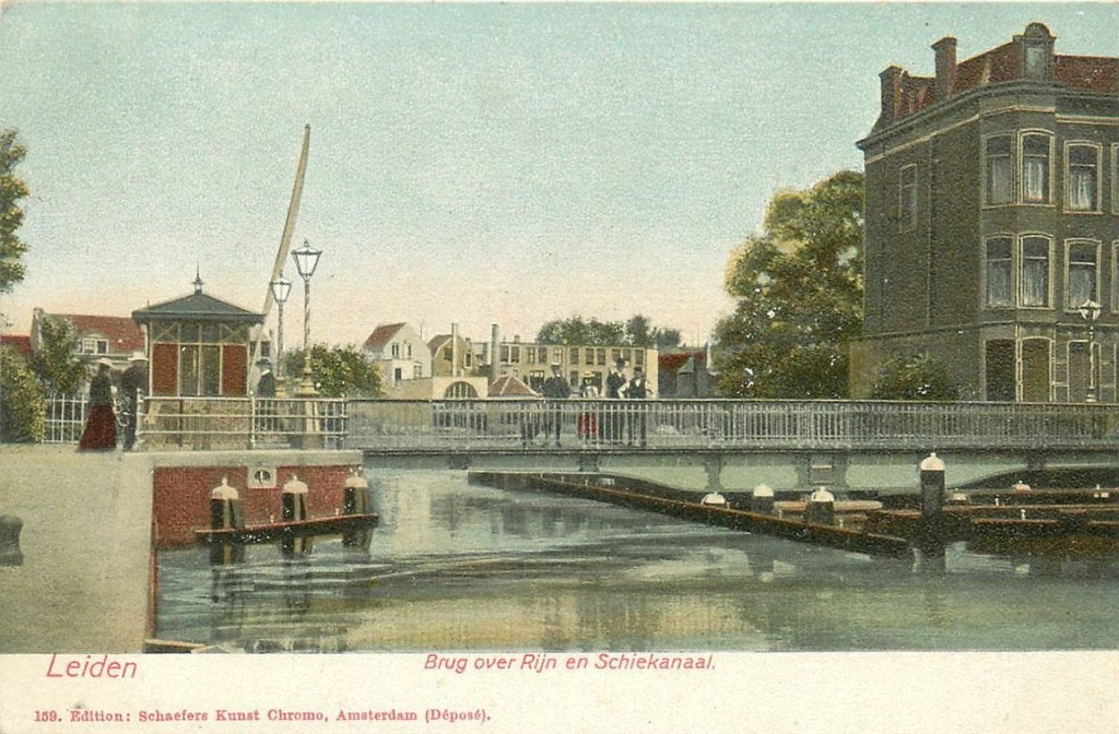 701-390-009 Leiden, Verzamelen, Verzenden, Voor 1920, Zuid-Holland