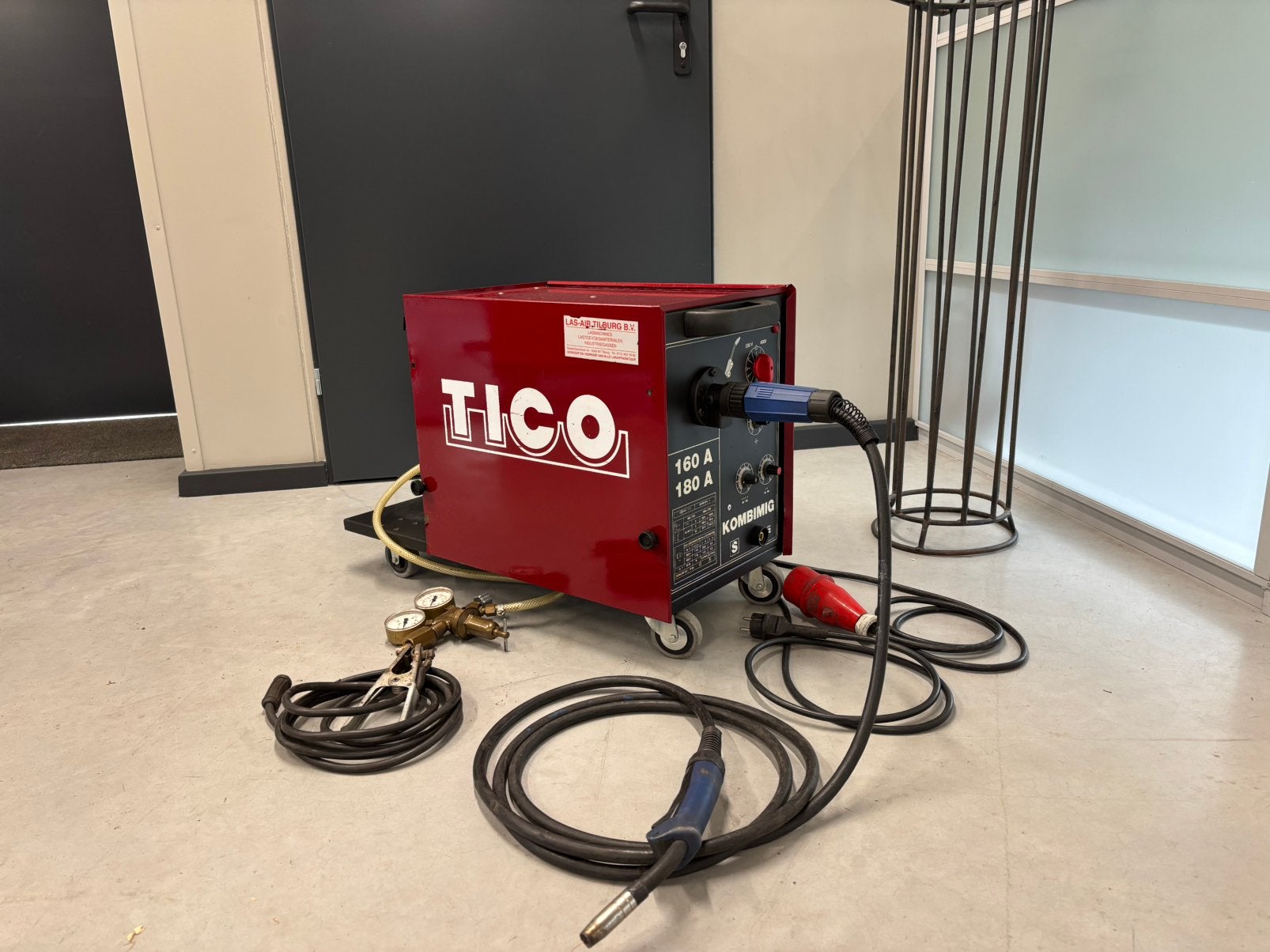TICO 160/180 MIG 220 VOLT/380VOLT ZEER GOEDE STAAT COMPLEET., Ophalen of Verzenden, Zo goed als nieuw, 150 tot 250 ampère, Co2