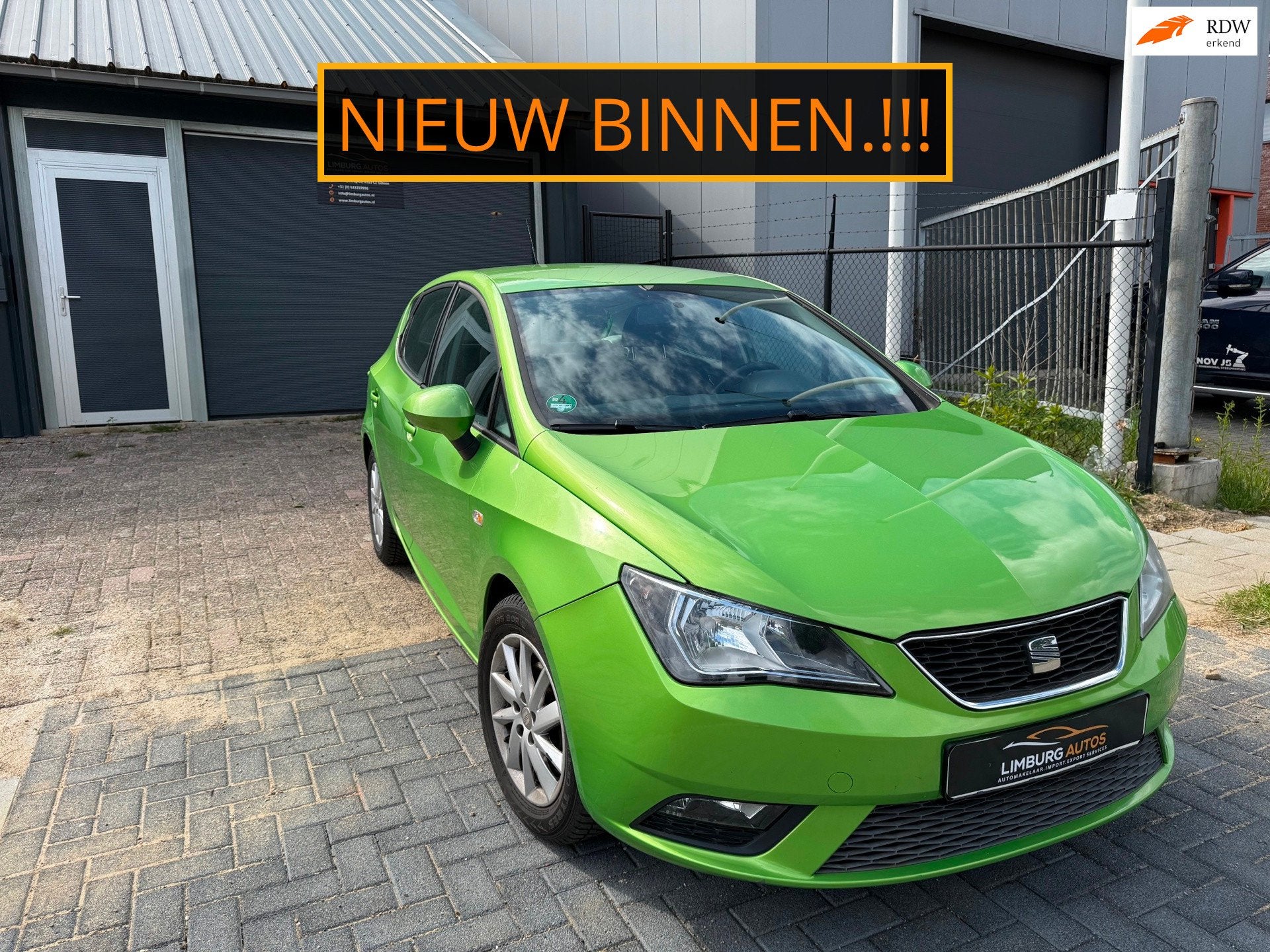 SEAT Ibiza 1.2 Style Airco cruisecontrol Digitale Clima, Auto's, Voorwielaandrijving, Stof, Gebruikt, Zwart