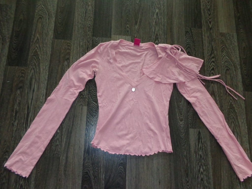 aparte lichtroze dameslongsleeve van FORNARINA ( maat M ), Maat 38/40 (M), Ophalen of Verzenden, Lange mouw, Roze