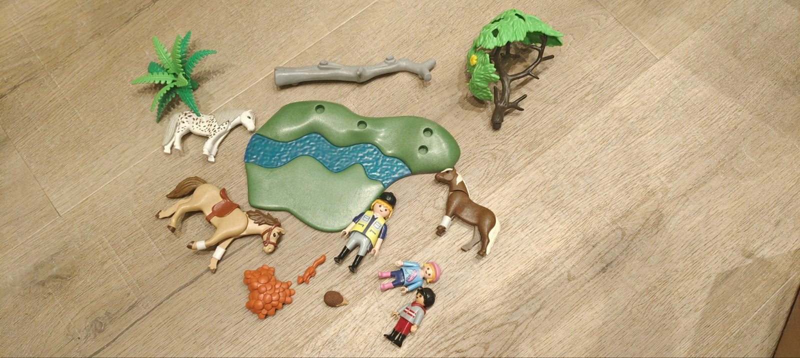 Playmobil paarden en figuren set, Ophalen of Verzenden, Gebruikt, Jongen of Meisje