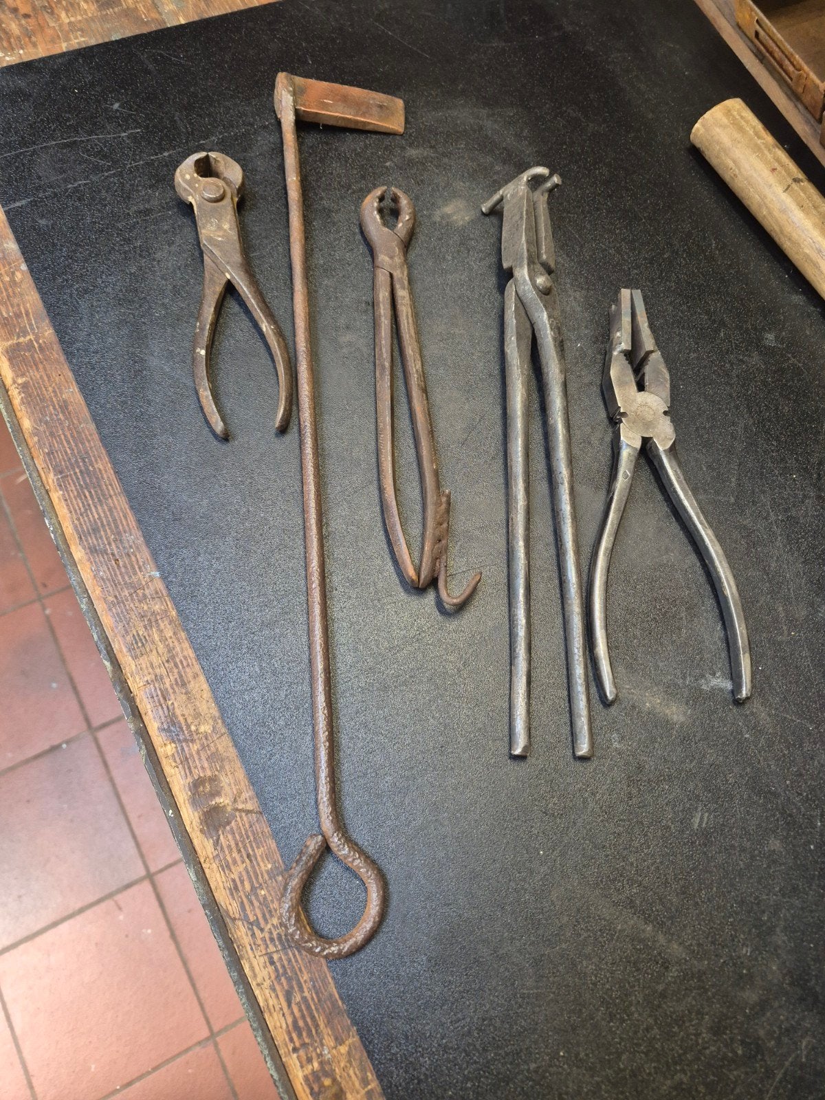 Set smeed tangen knijptang en soldeerbout speciaaltangen, Antiek en Kunst, Ophalen of Verzenden