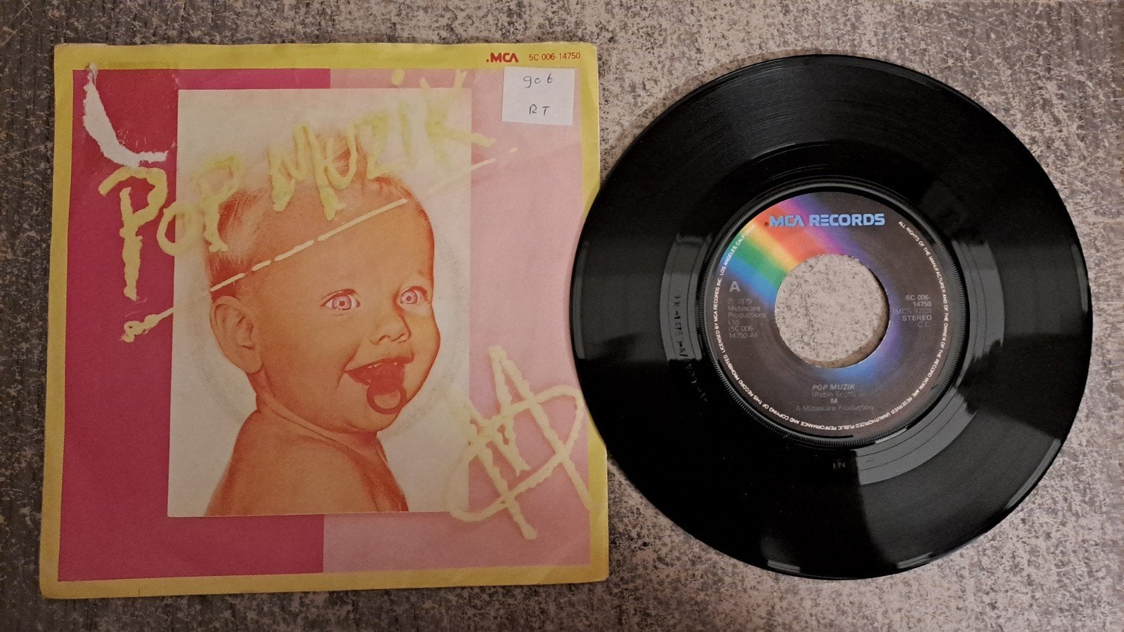 M  - Popmuzik, Cd's en Dvd's, Vinyl Singles, Gebruikt, 7 inch, Pop, Fotohoes