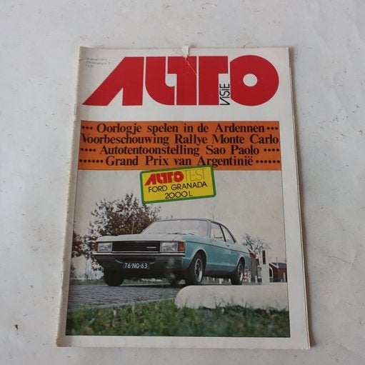 Ford Granada 2000L 1977 Test Autovisie origineel, Ophalen of Verzenden, Gelezen, Ford
