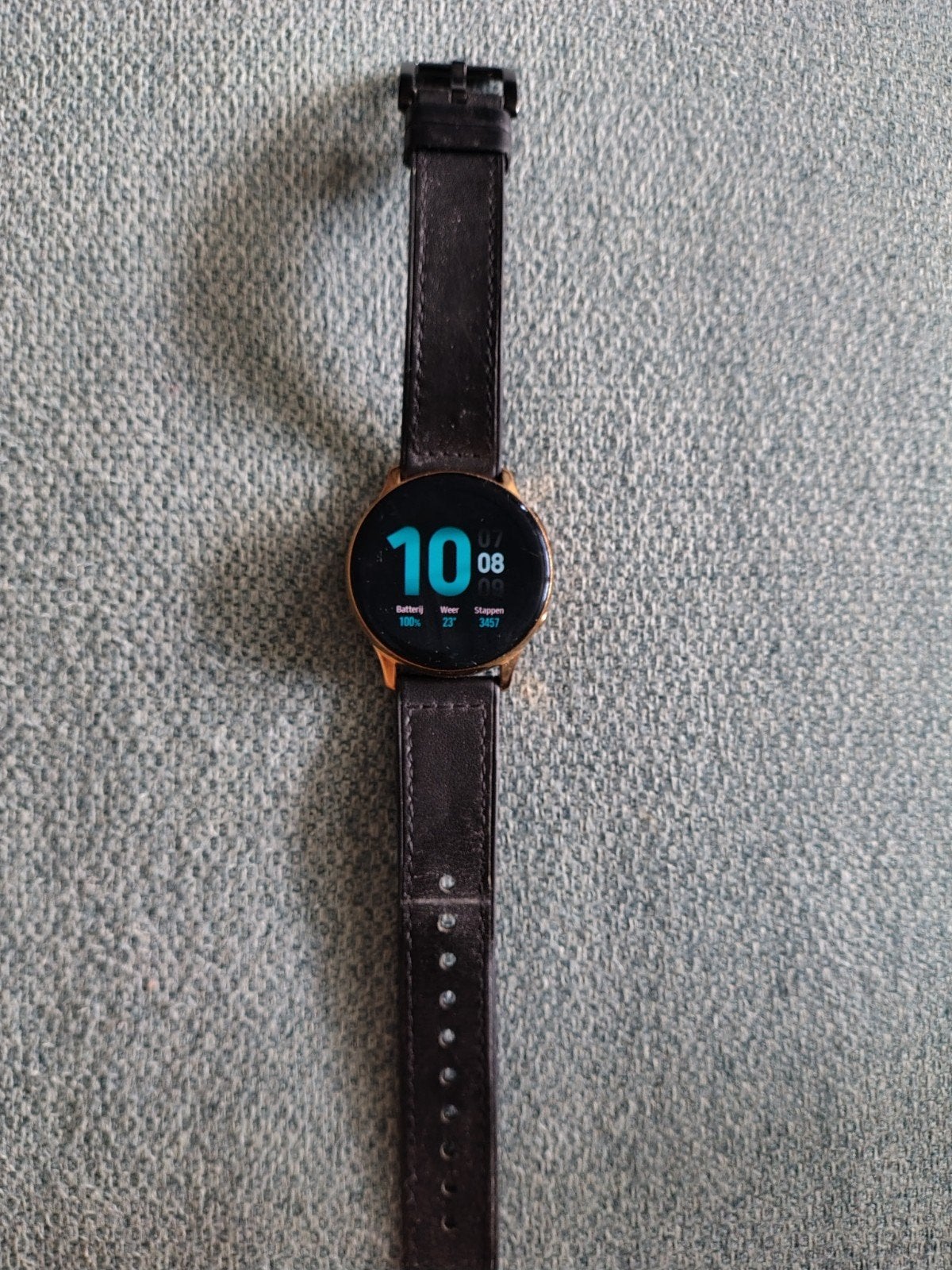 Samsung Galaxy Watch Active2 - Zwart/Goud, Ophalen, Zwart, Zo goed als nieuw, Samsung