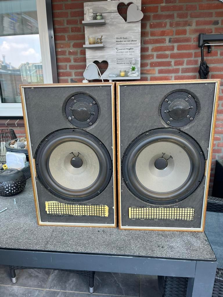 Scandyna A25 luidsprekers, Audio, Tv en Foto, Luidsprekers, Gebruikt, 60 tot 120 watt, Front, Rear of Stereo speakers, Ophalen