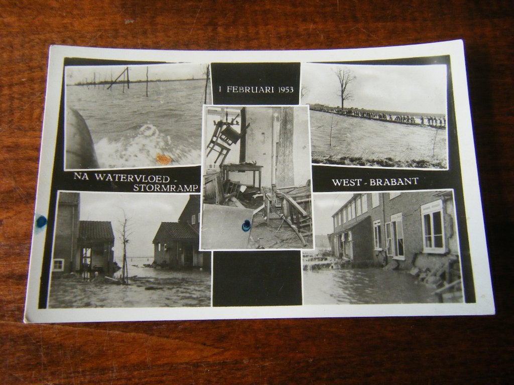 R41 - West Brabant - Watersnoodramp 1953 - Oud, Ophalen of Verzenden, 1940 tot 1960, Noord-Brabant