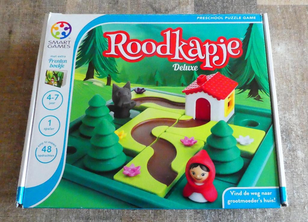 SmartGames - Roodkapje de luxe vanaf 4 jaar., Kinderen en Baby's, Speelgoed | Educatief en Creatief, Ophalen of Verzenden, Zo goed als nieuw