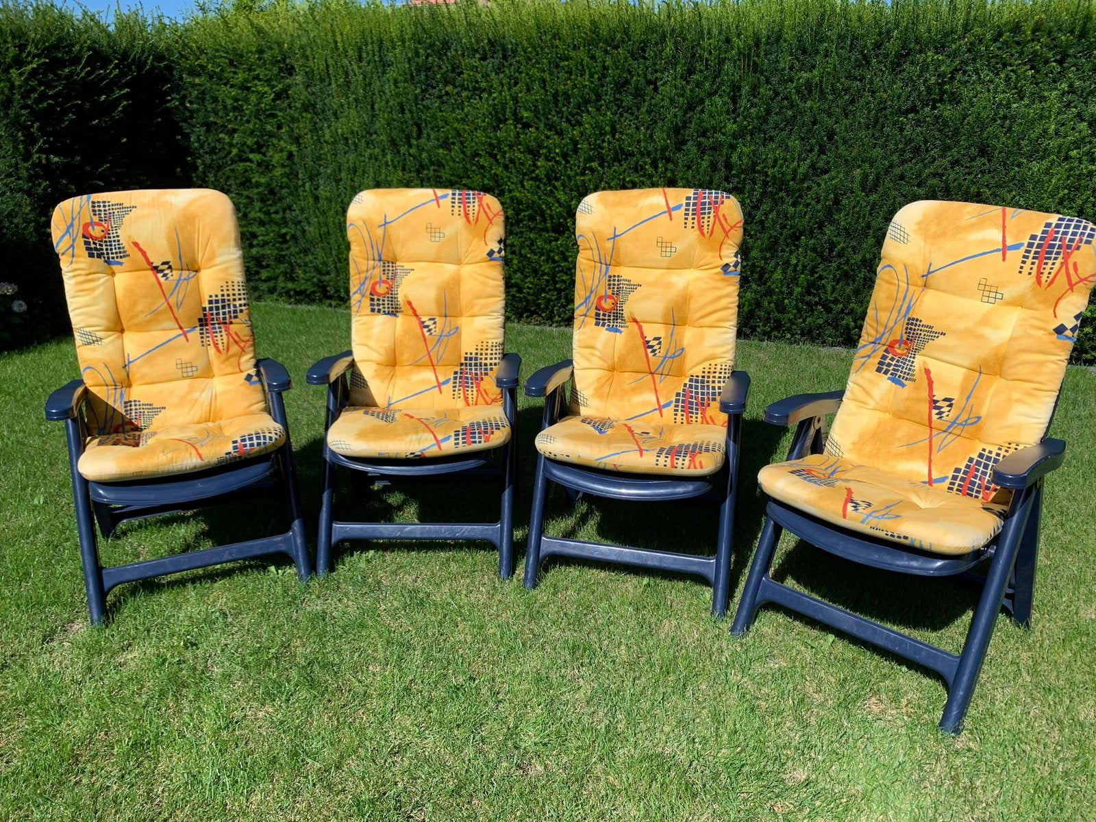 Tuinstoelen, Ophalen, Zo goed als nieuw, Kunststof, Verstelbaar