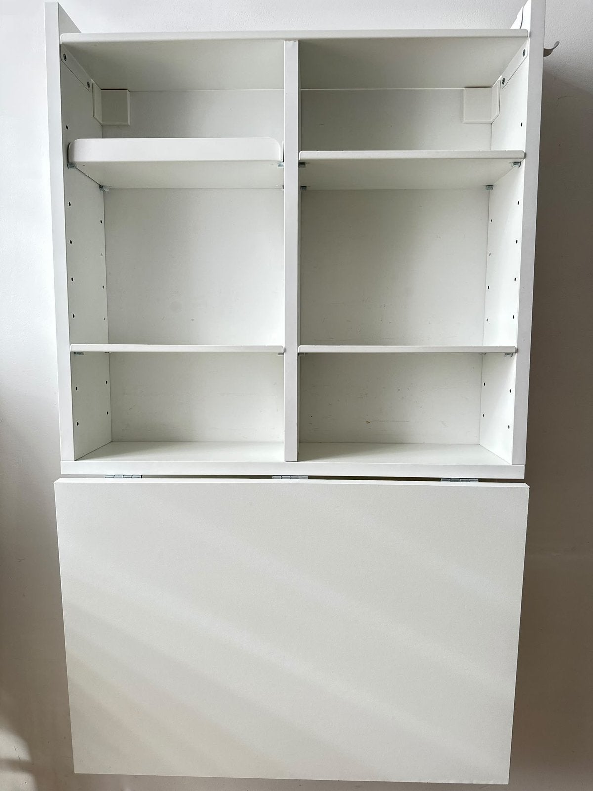 IKEA Norberg opklapbaar tafel met opbergruimte, Ophalen, Opbergruimte, Gebruikt, Spaanplaat of MDF