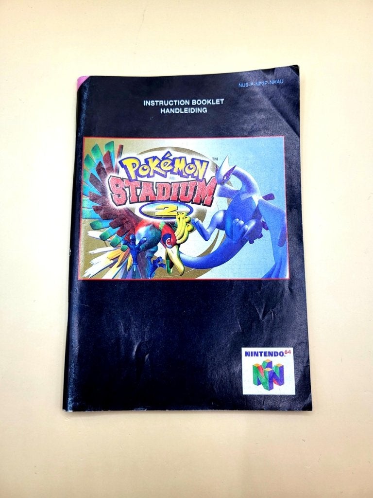 Pokemon Stadium 2 Handleiding - Nintendo 64 - N64, Nintendo support, 1 speler, Eén computer, Ophalen of Verzenden