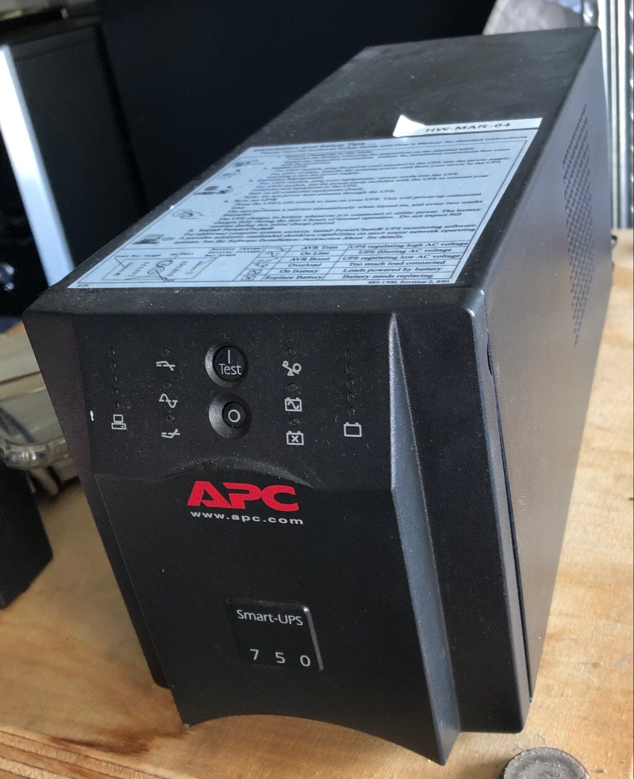 APC Smart-UPS 750 UPS - Noodstroomvoorziening, Ophalen of Verzenden, Gebruikt