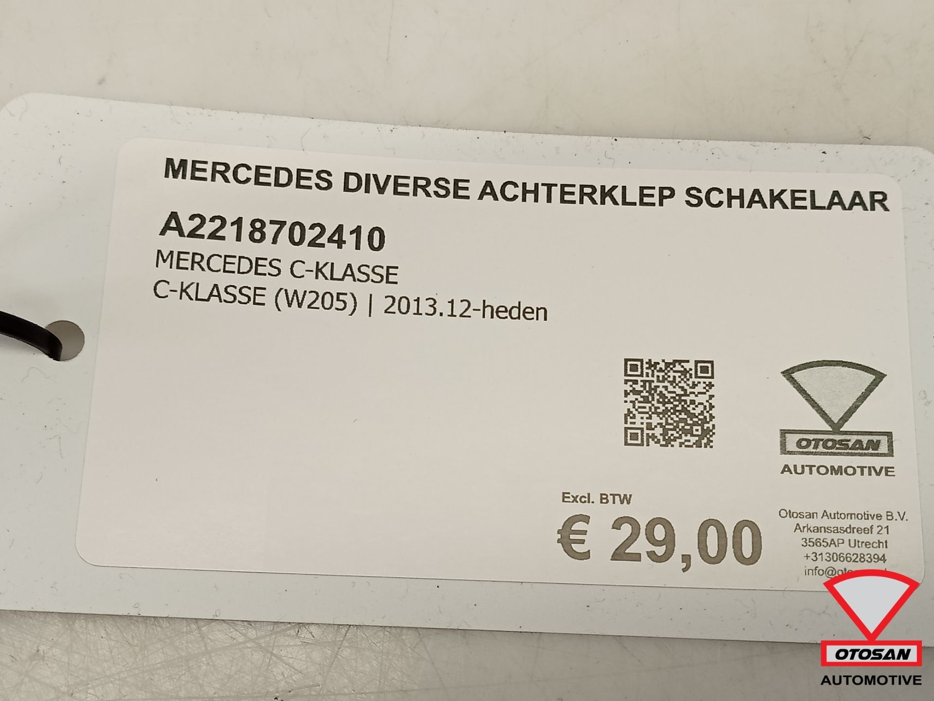 Mercedes Diverse Achterklep Schakelaar Opener A2218702410, Auto-onderdelen, Gebruikt, Mercedes-Benz AG, Mercedes-Benz, Ophalen of Verzenden