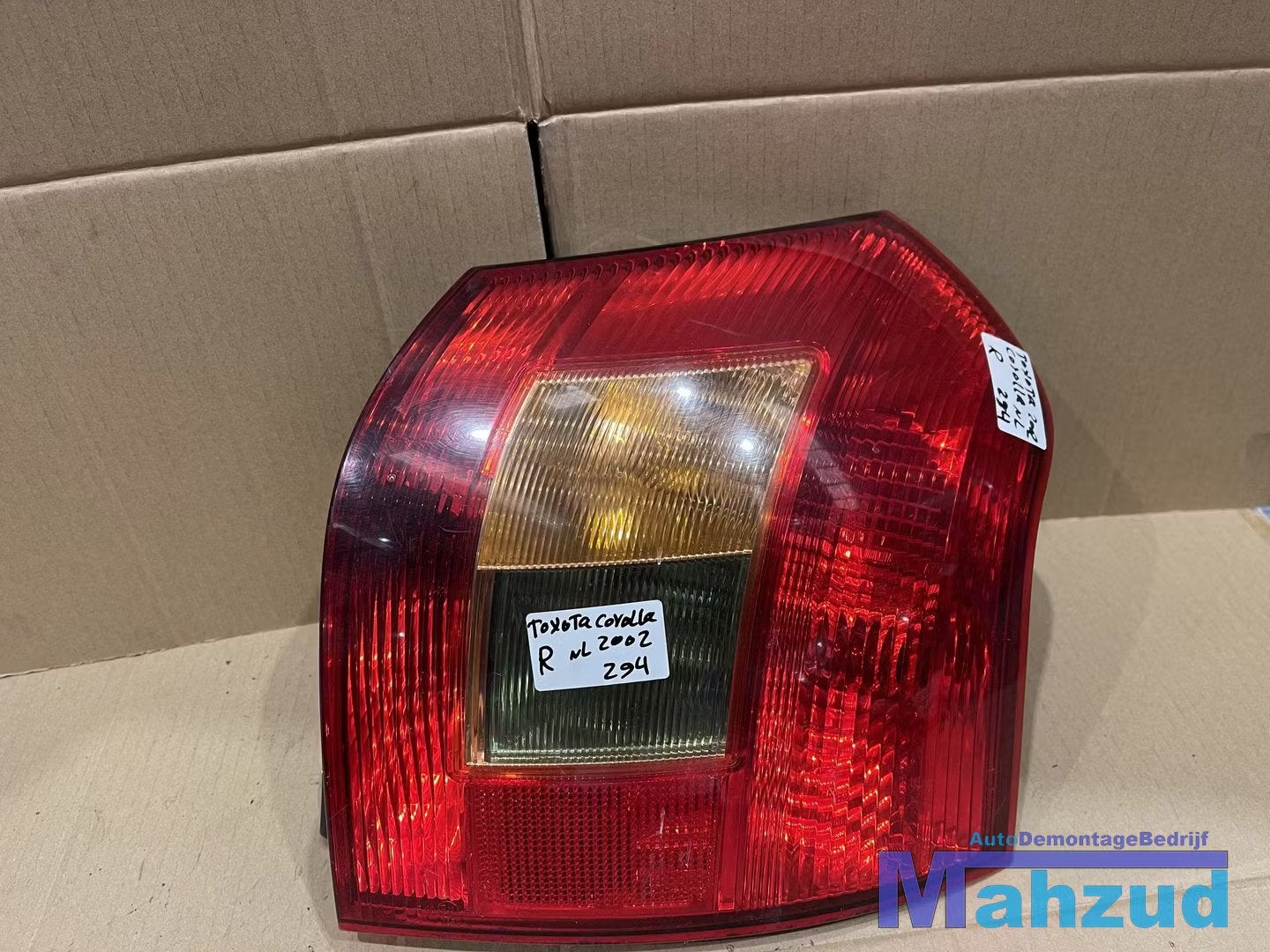 TOYOTA COROLLA E12 Rechts rechter achterlicht 2001-2007, Info@toyota.co.jp, Gebruikt, Toyota Motor Corporation, Toyota