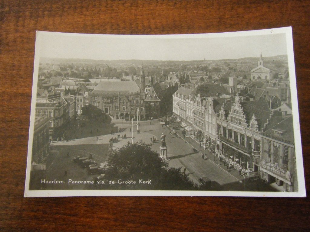 F89 - Haarlem - Luchtfoto - Mooi/Oud, Ophalen of Verzenden, 1940 tot 1960, Noord-Holland