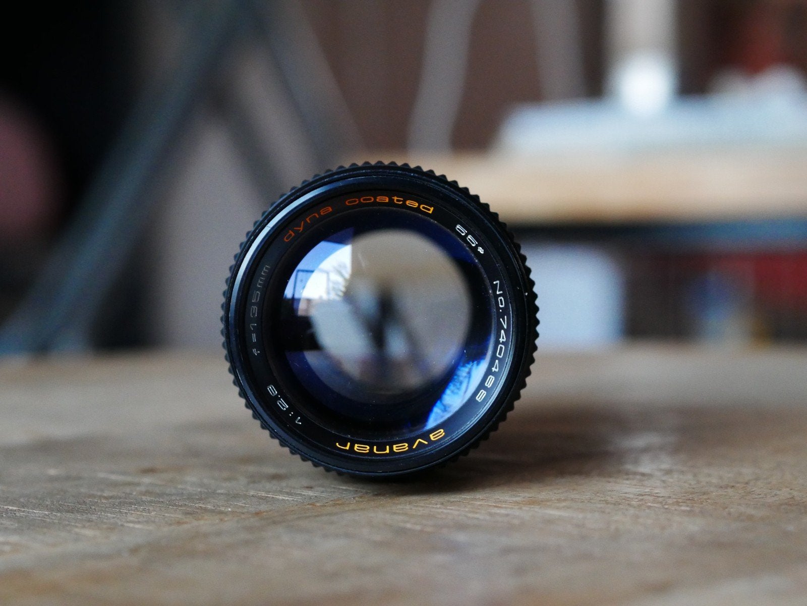 Avanar 135mm f2.8 met adapter, Gebruikt, Handmatige focus, Overige merken, M42