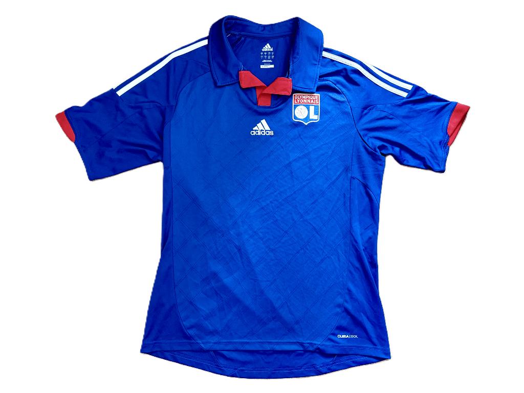 Olympique Lyon Uitshirt 2012/13 – Adidas – Maat L, Maat L, Ophalen of Verzenden, Zo goed als nieuw, Shirt