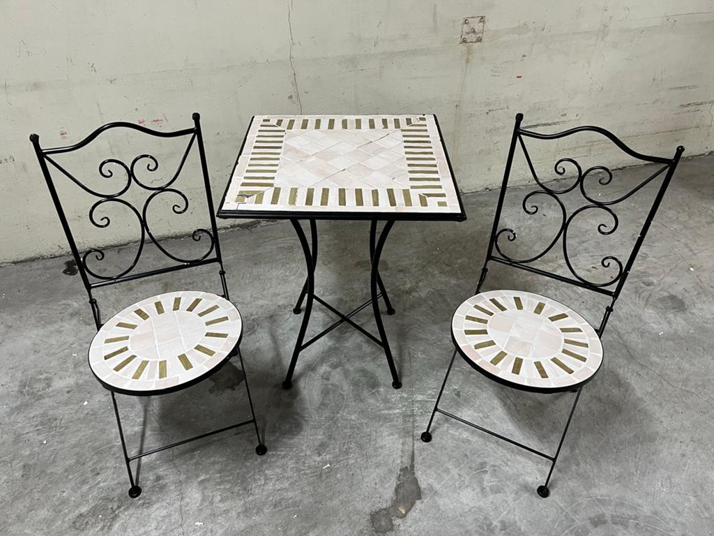 Axi Camilla Toscane Bistroset - Tafelblad beschadigd, Ophalen, ., Vierkant, Nieuw