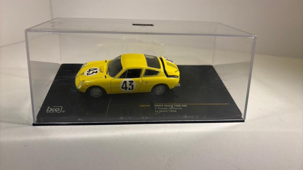 Simca Abarth 1300 #43 le mans 1962 ixo 1.43, Overige merken, Auto, Ophalen of Verzenden, A