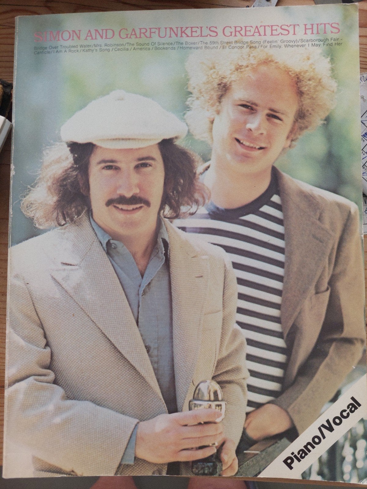 Piano en zang bladmuziek Simon en Garfunkel, Muziek en Instrumenten, Ophalen, Artiest of Componist, Zang