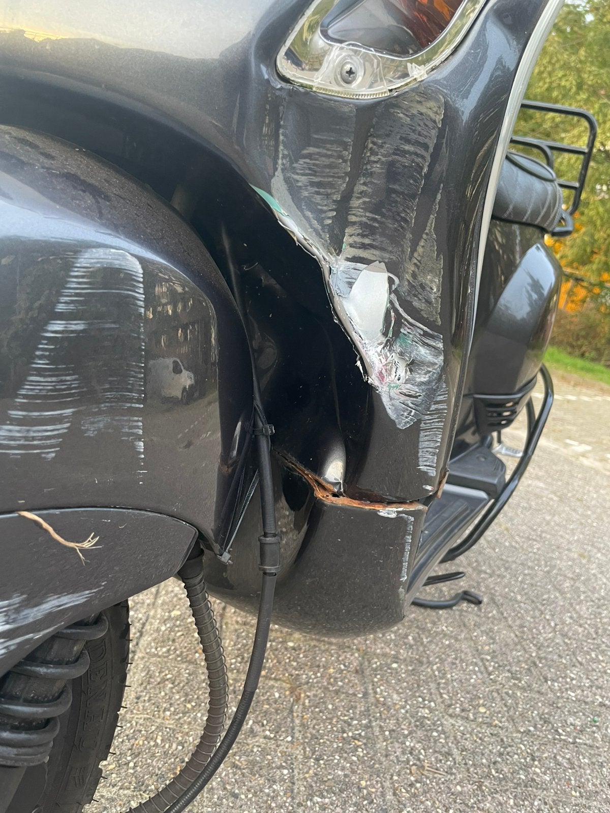 Vespa lx50 schade, Ophalen, Zo goed als nieuw, Benzine