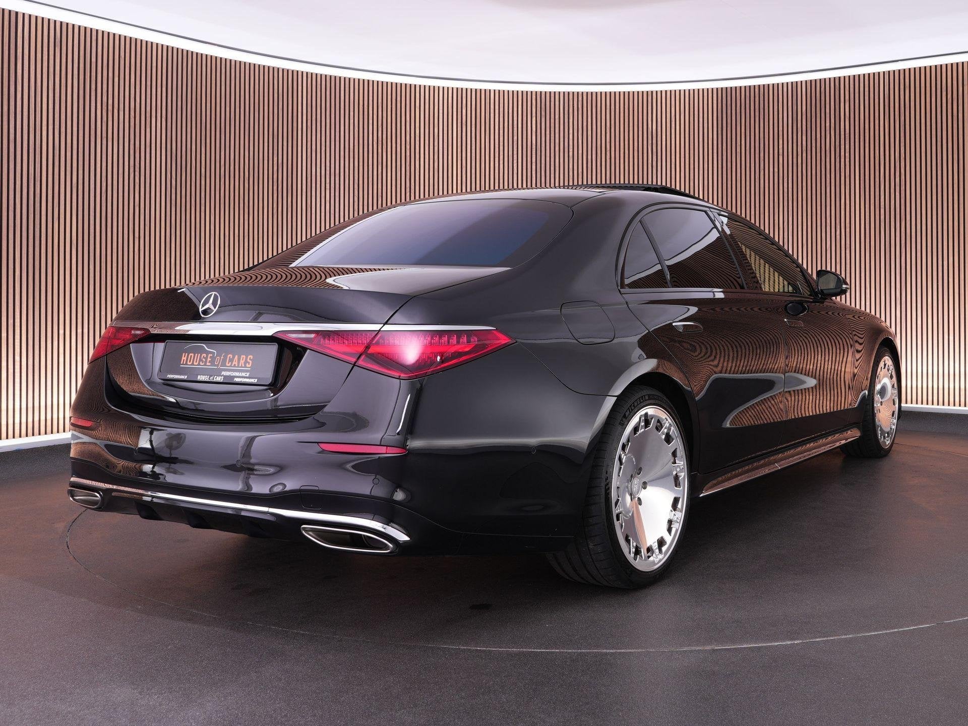 Mercedes-Benz S-klasse 580 e 510pk 4MATIC Lang AMG Line |BTW, Gebruikt, 510 pk, Zwart, Leder