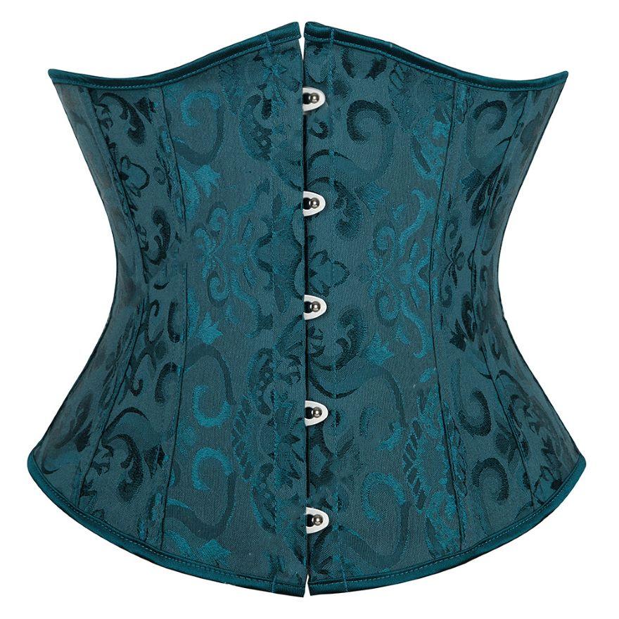 Turquoise korset bustier corset waist trainer dames vrouwen, Kleding | Dames, Verzenden, Overige kleuren, Body of Korset