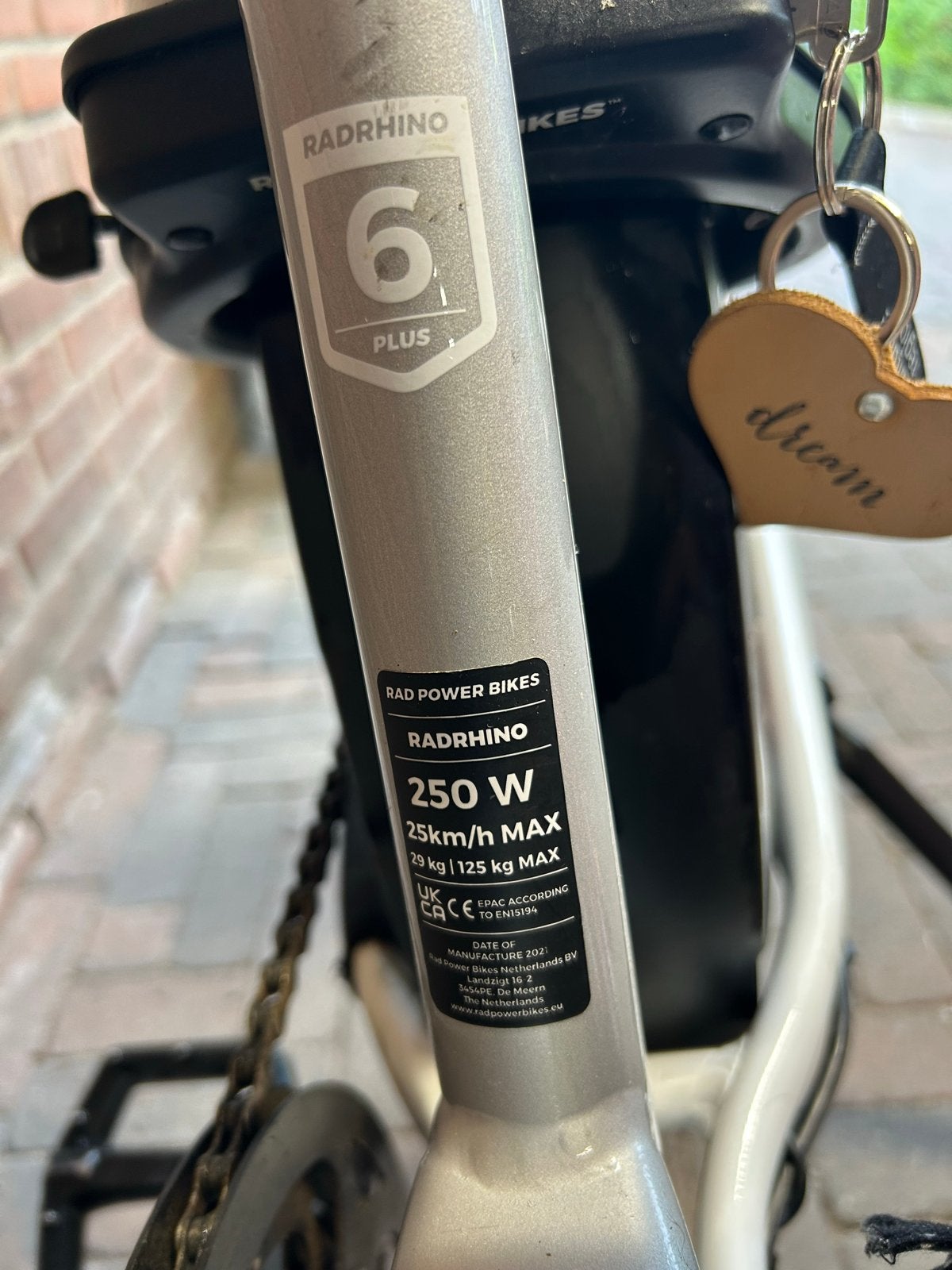 RadRhino 6 Plus E-bike step-thru - Zeer goed !, Zo goed als nieuw, 51 tot 55 cm, 50 km per accu of meer, Ophalen