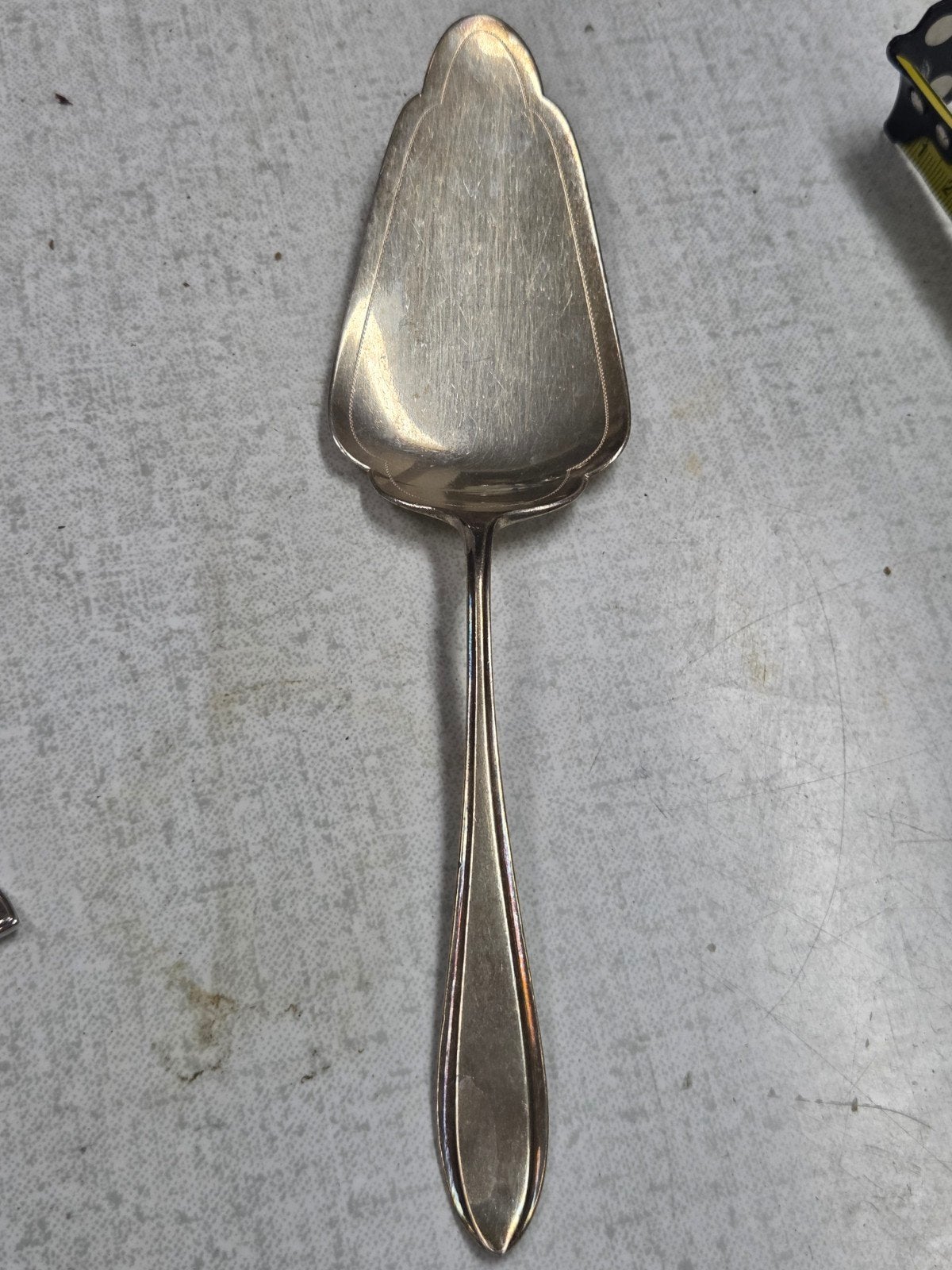 Antieke zilveren taartschep, Ophalen of Verzenden