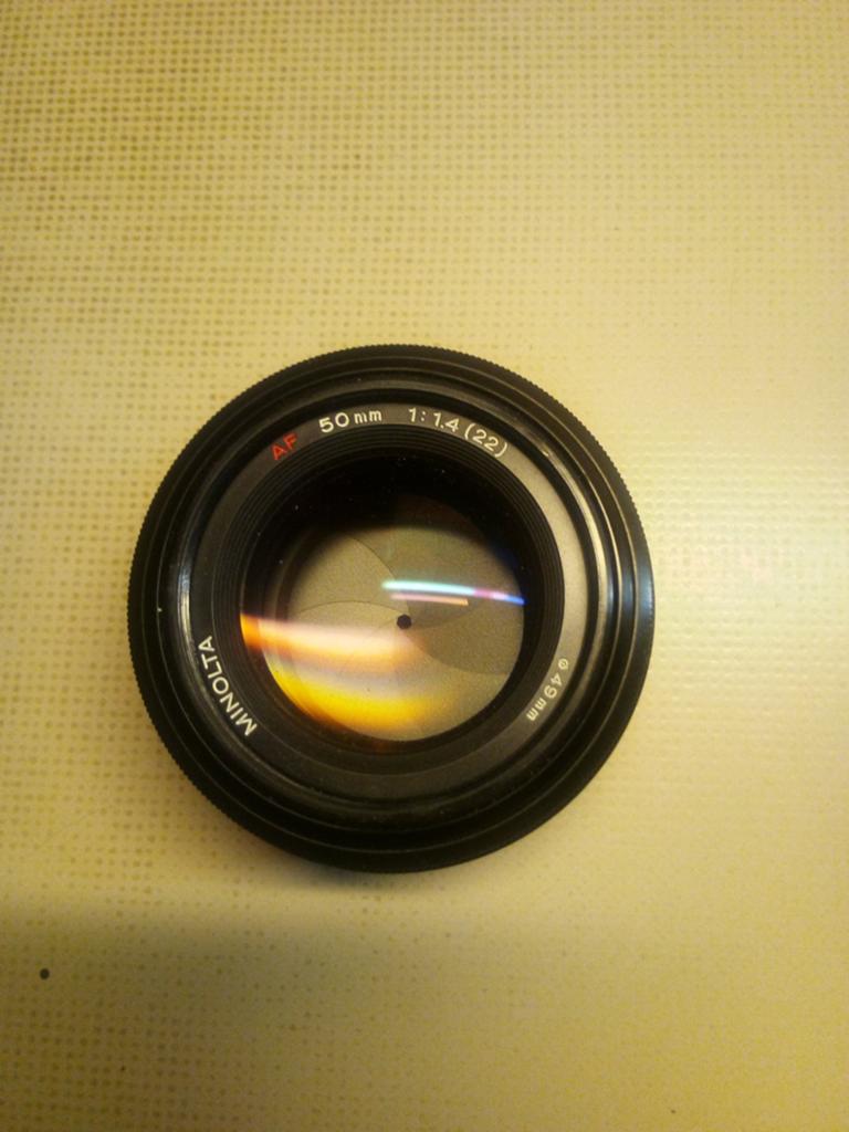 Sony / Minolta 50mm f 1.4, Audio, Tv en Foto, Fotografie | Lenzen en Objectieven, Ophalen of Verzenden, Standaardlens