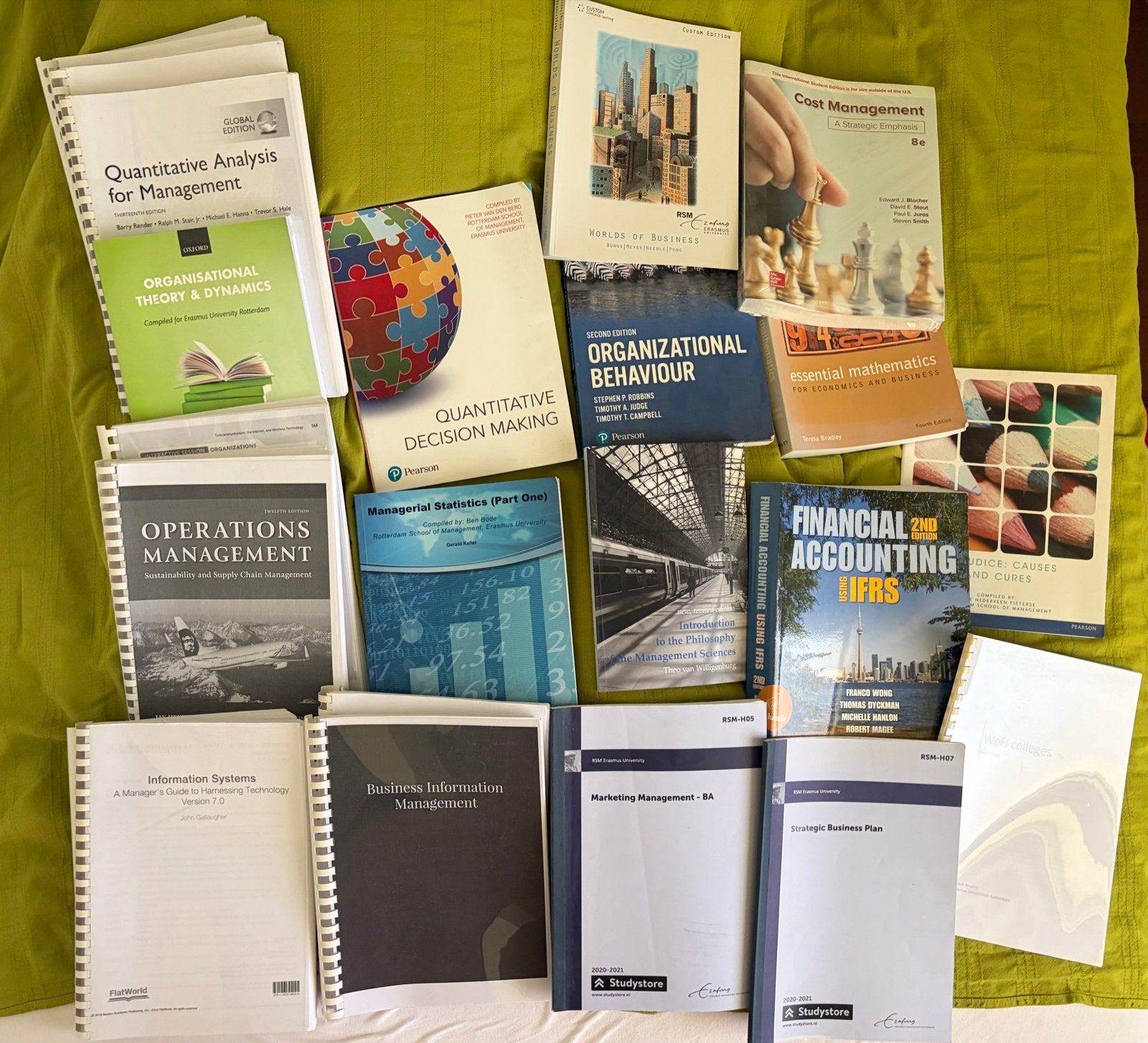 Studieboeken & readers Erasmus Universiteit Bedrijfskunde, Ophalen, Gamma, Zo goed als nieuw, WO