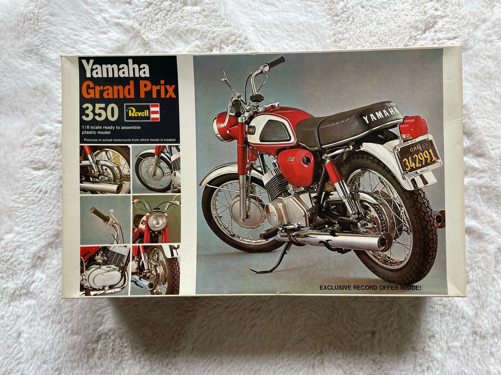Vintage Revell 1:8 Yamaha Grand Prix 350 (Nieuw in doos), Revell, Ophalen of Verzenden, Zo goed als nieuw, Groter dan 1:32