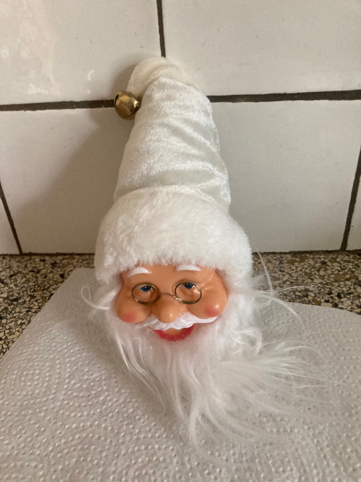 Oude kop kerstman, Ophalen of Verzenden