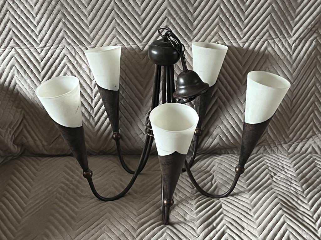Hanglamp, Huis en Inrichting, Lampen | Hanglampen, Ophalen, Gebruikt, Minder dan 50 cm