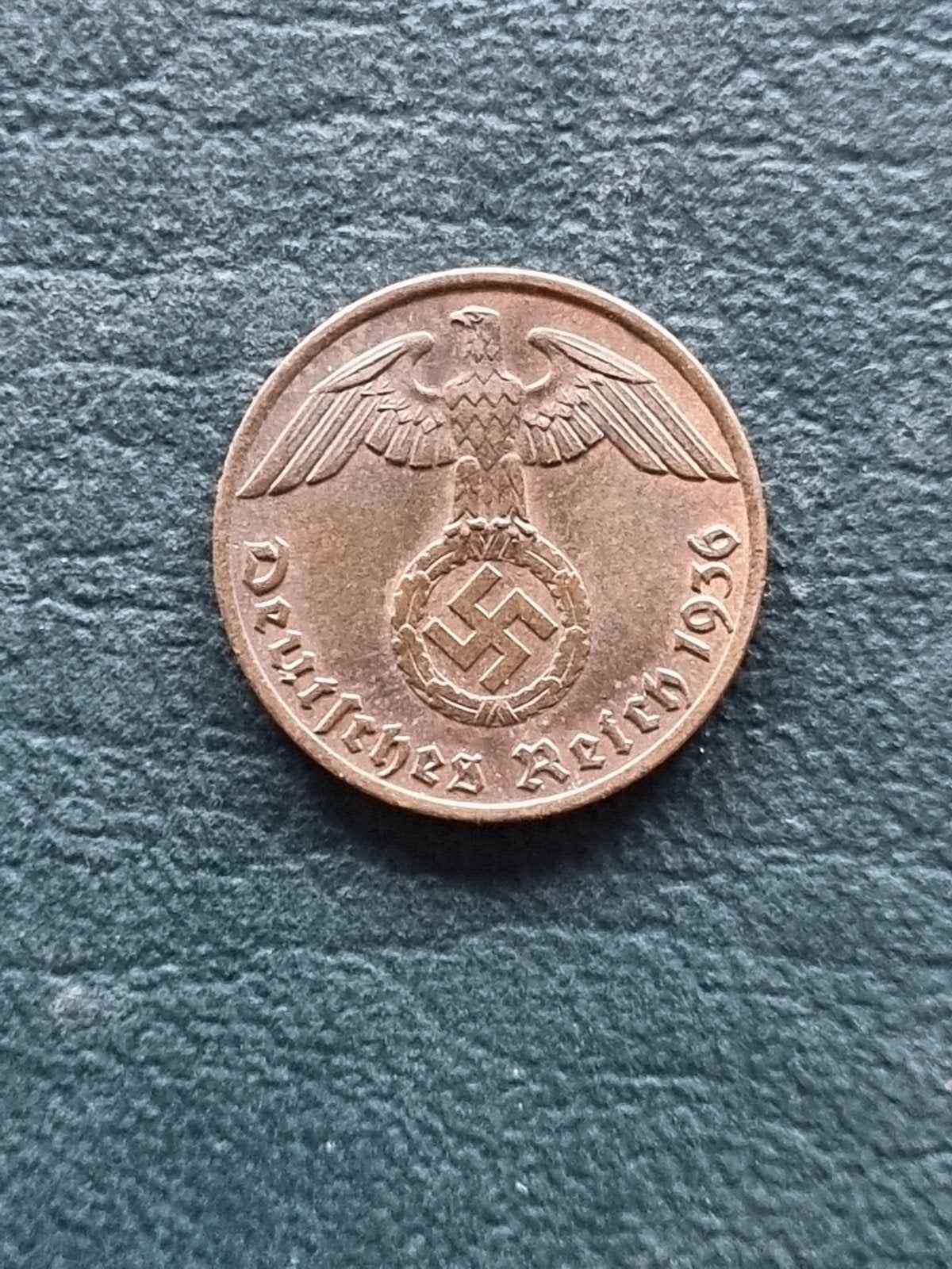 Duitsland 1 reichspfennig 1936 J met stempelglans, Ophalen of Verzenden, Duitsland